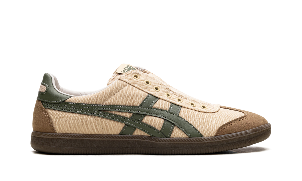 Onitsuka Tiger Tokuten Slip-On Sneakers - Beige Brown Green