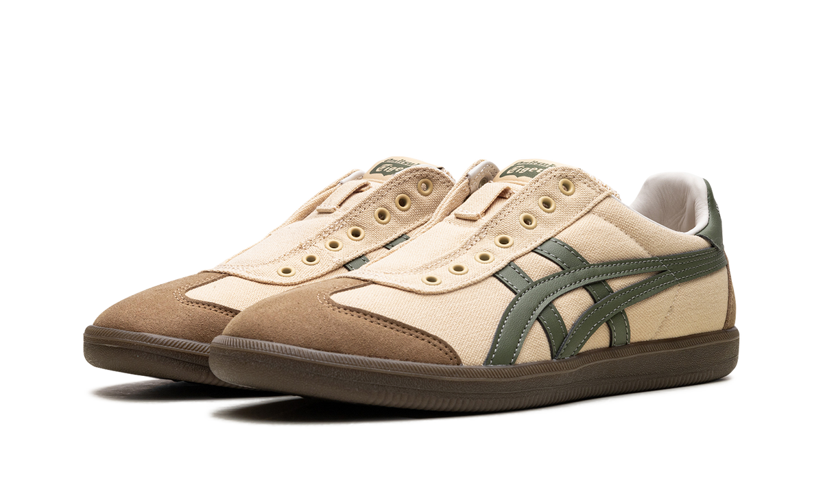 Onitsuka Tiger Tokuten Slip-On Sneakers - Beige Brown Green