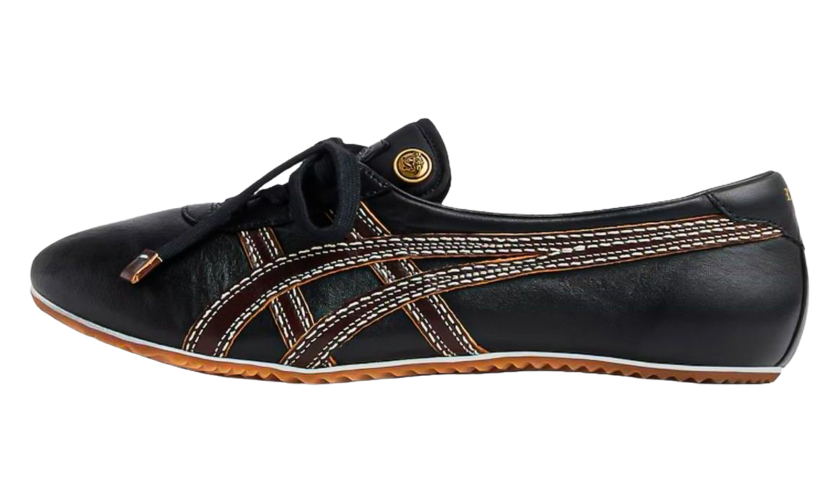Onitsuka Tiger Tai Chi Sakura Nappa Versace Sneakers - Black Brown