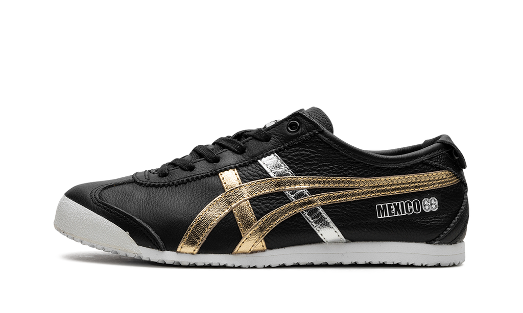 Onitsuka Tiger Mexico 66 Sneakers - Black Gold Silver | D5V2L 9094