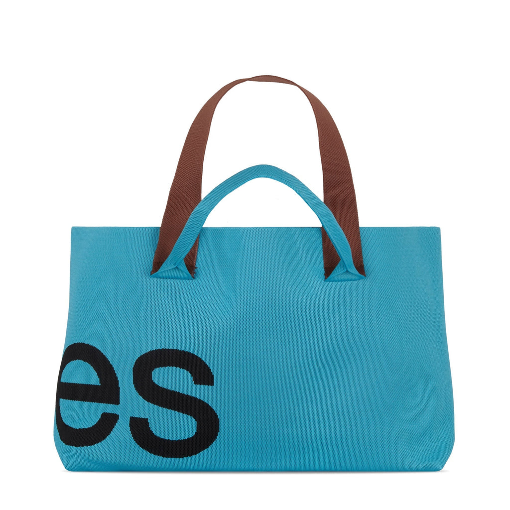 Curves Knit Tote (Cerulean) - view 2