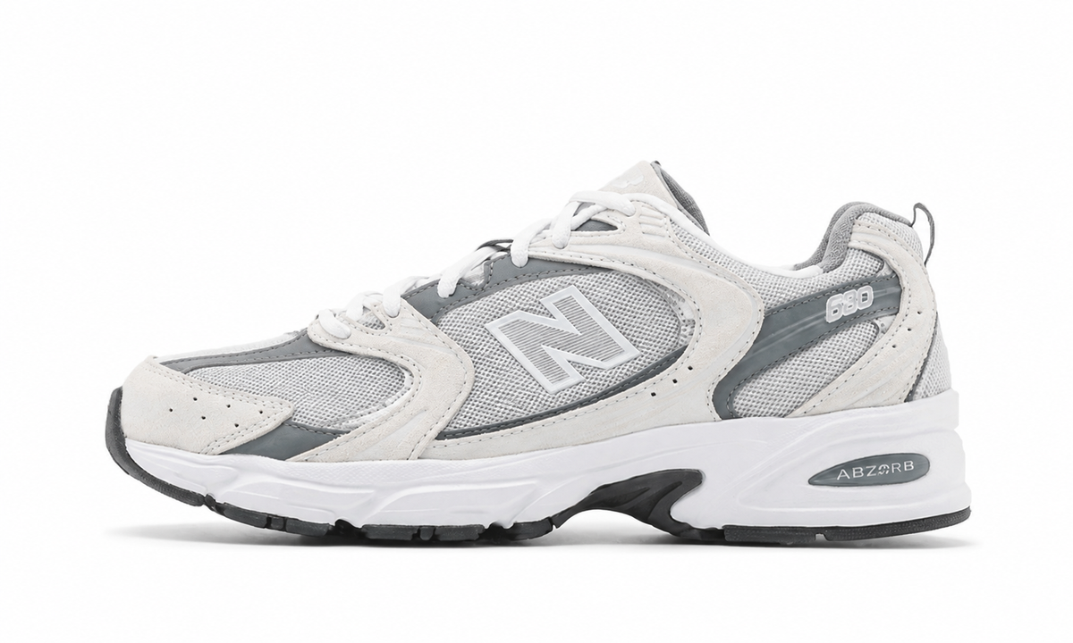 New Balance 530 white background hero — aftermath-nb530-530-summer-fog