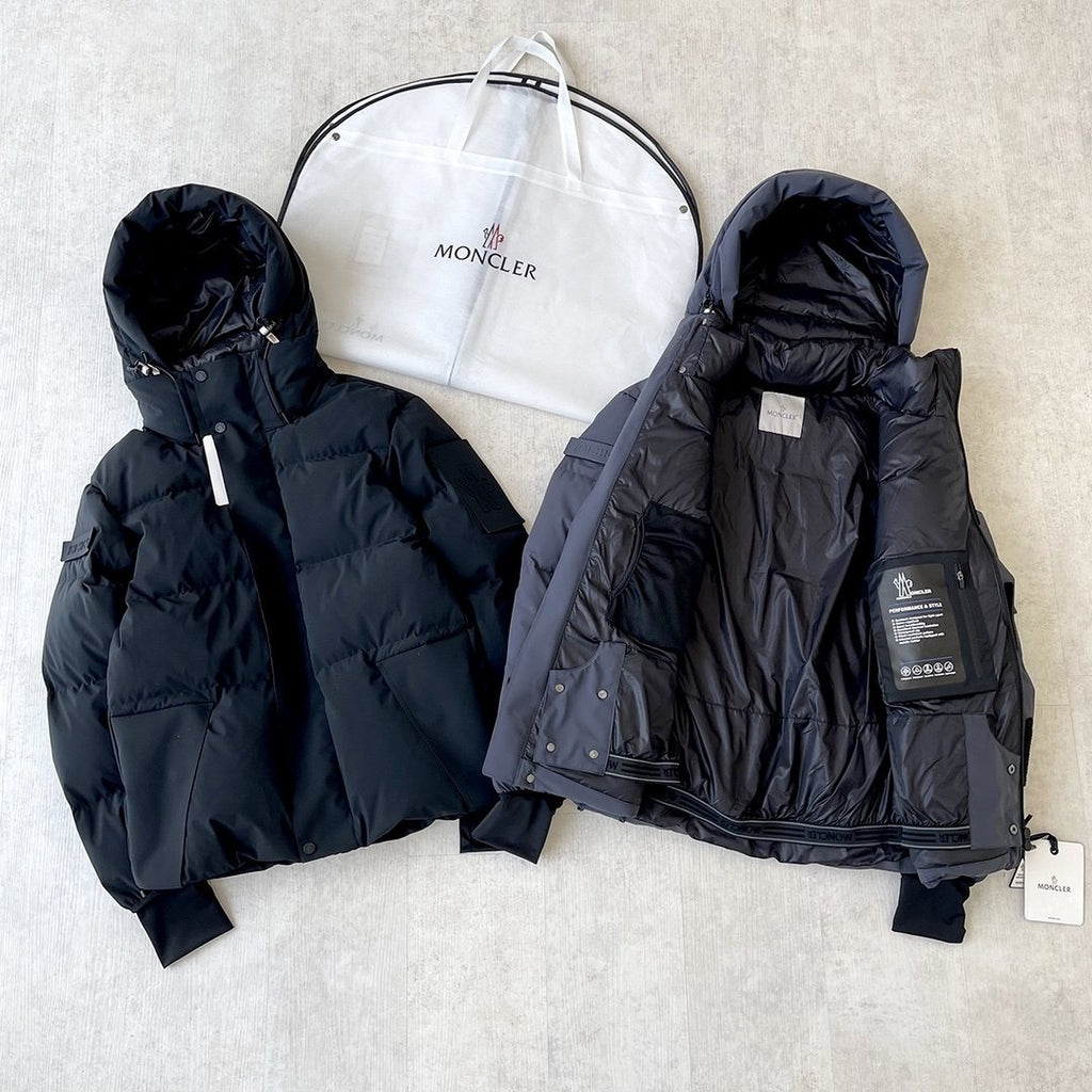 Moncler Hooded Quilted Puffer Coat — detail