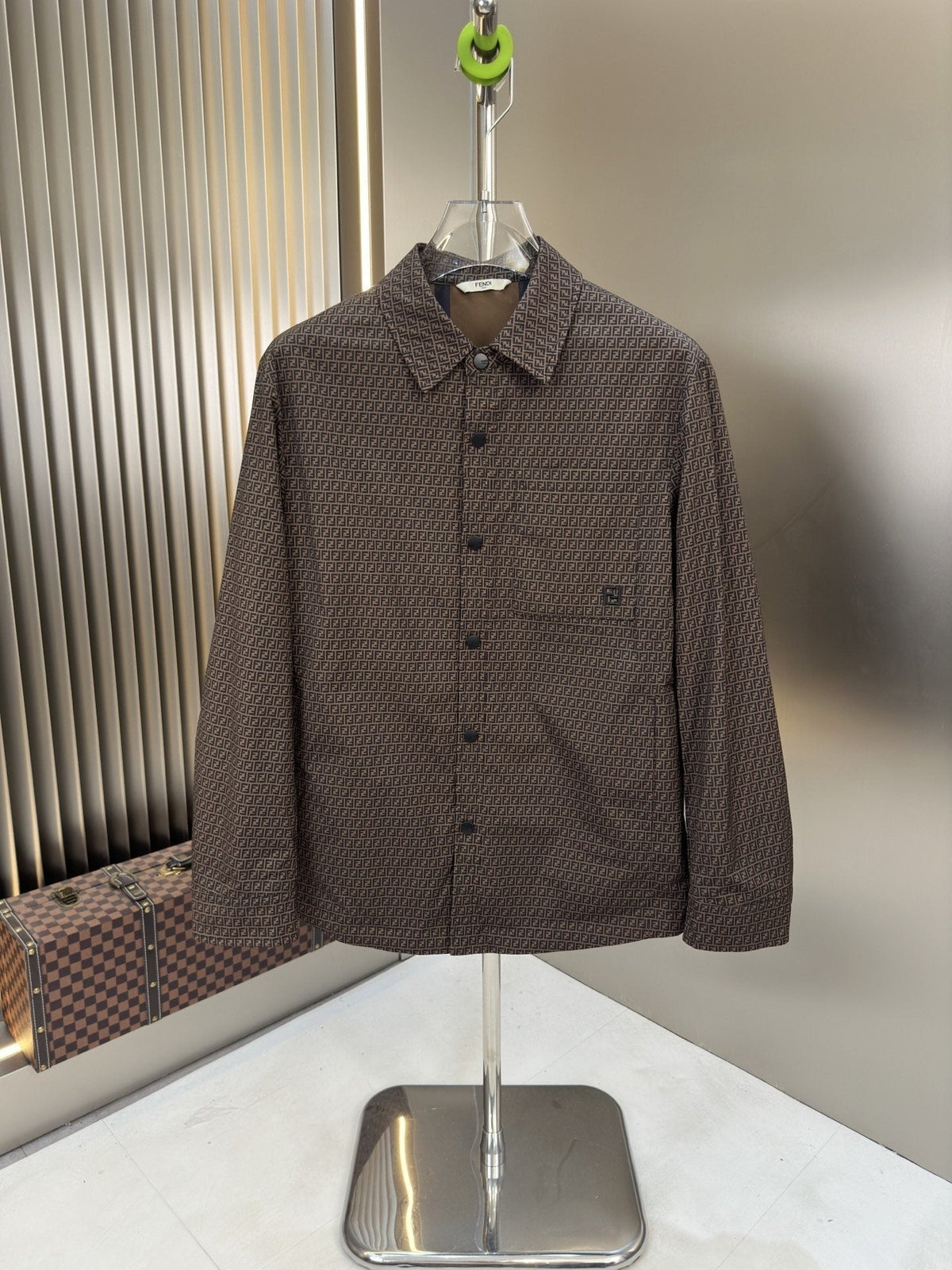 Fendi Geometric Pattern Shirt Jacket — hero