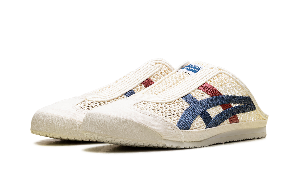 Onitsuka Tiger Mexico 66 Sabot Mules - Cream Mako Blue Red