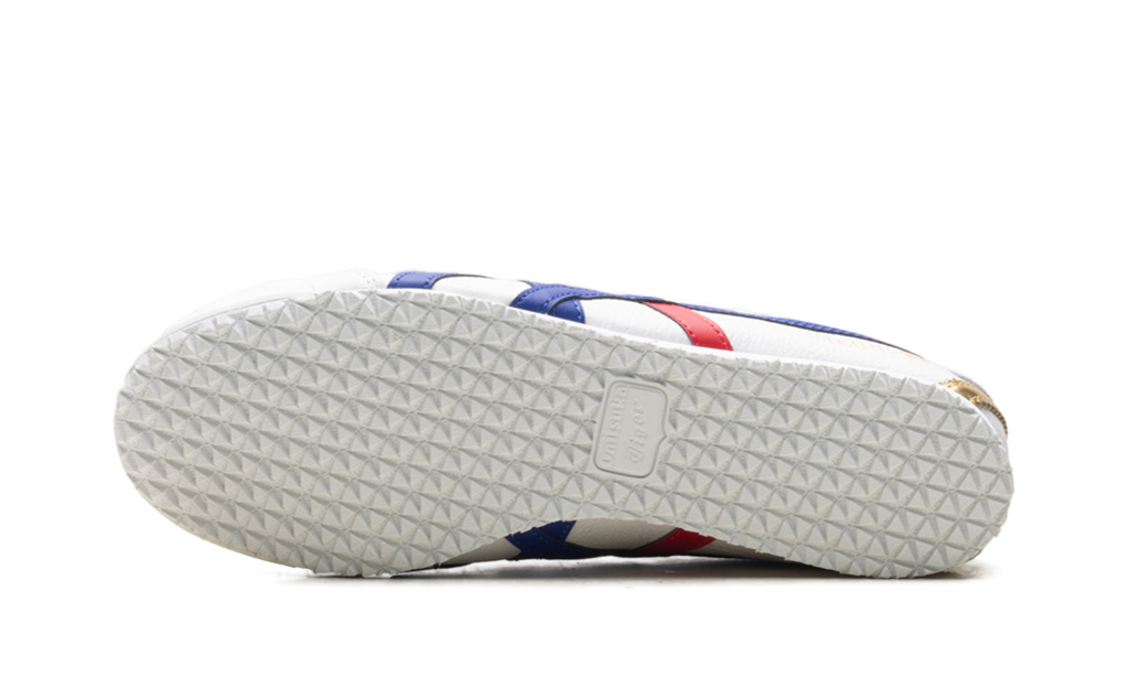 Onitsuka Tiger Mexico 66 Sneakers - White Blue Red Metallic Gold