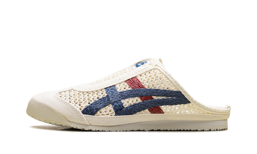 Onitsuka Tiger Mexico 66 Sabot Mules - Cream Mako Blue Red