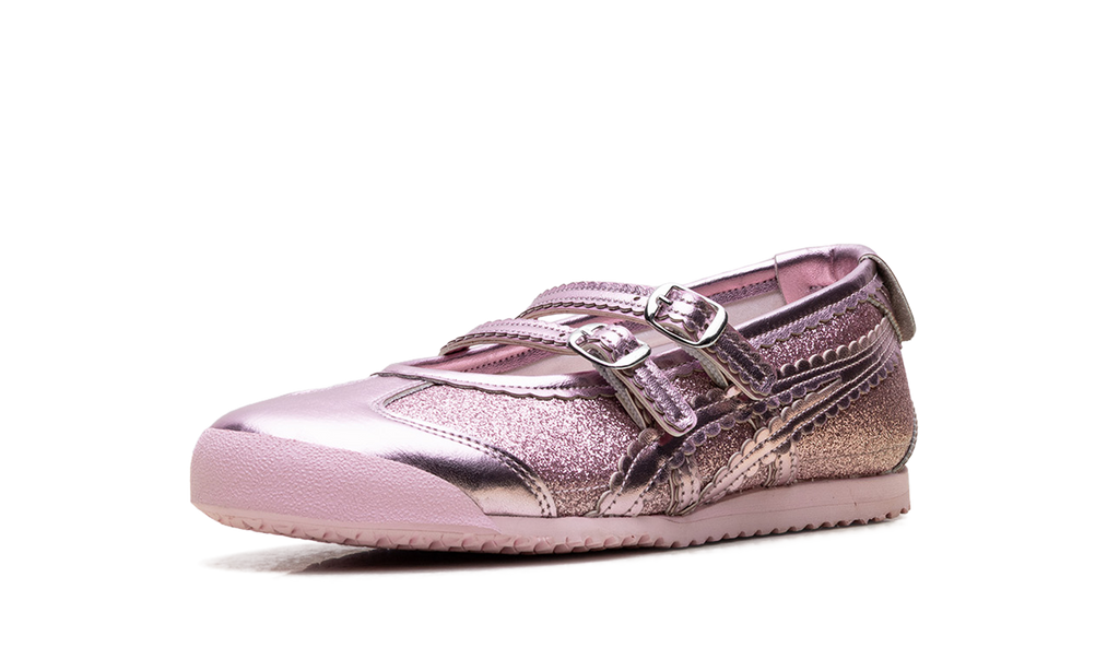 Onitsuka Tiger Mexico 66 TGRS Glitter Pack Women's Ballet Flats - Pink Cameo