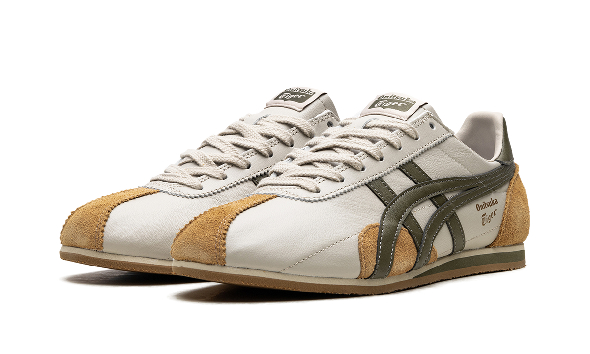Onitsuka Tiger Runspark Sneakers - Beige Olive Green Mustard Yellow