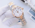 Longines Silver Rose Gold White Dial Bracelet Watch — hero
