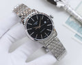 Tissot Silver Rose Gold Black Dial Bracelet Watch — hero