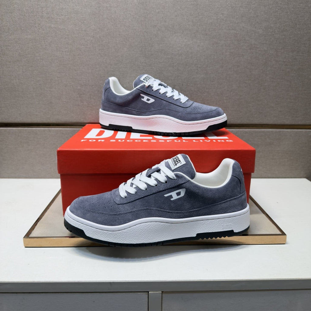 DIESEL Multi-Panel Casual Sneakers — model