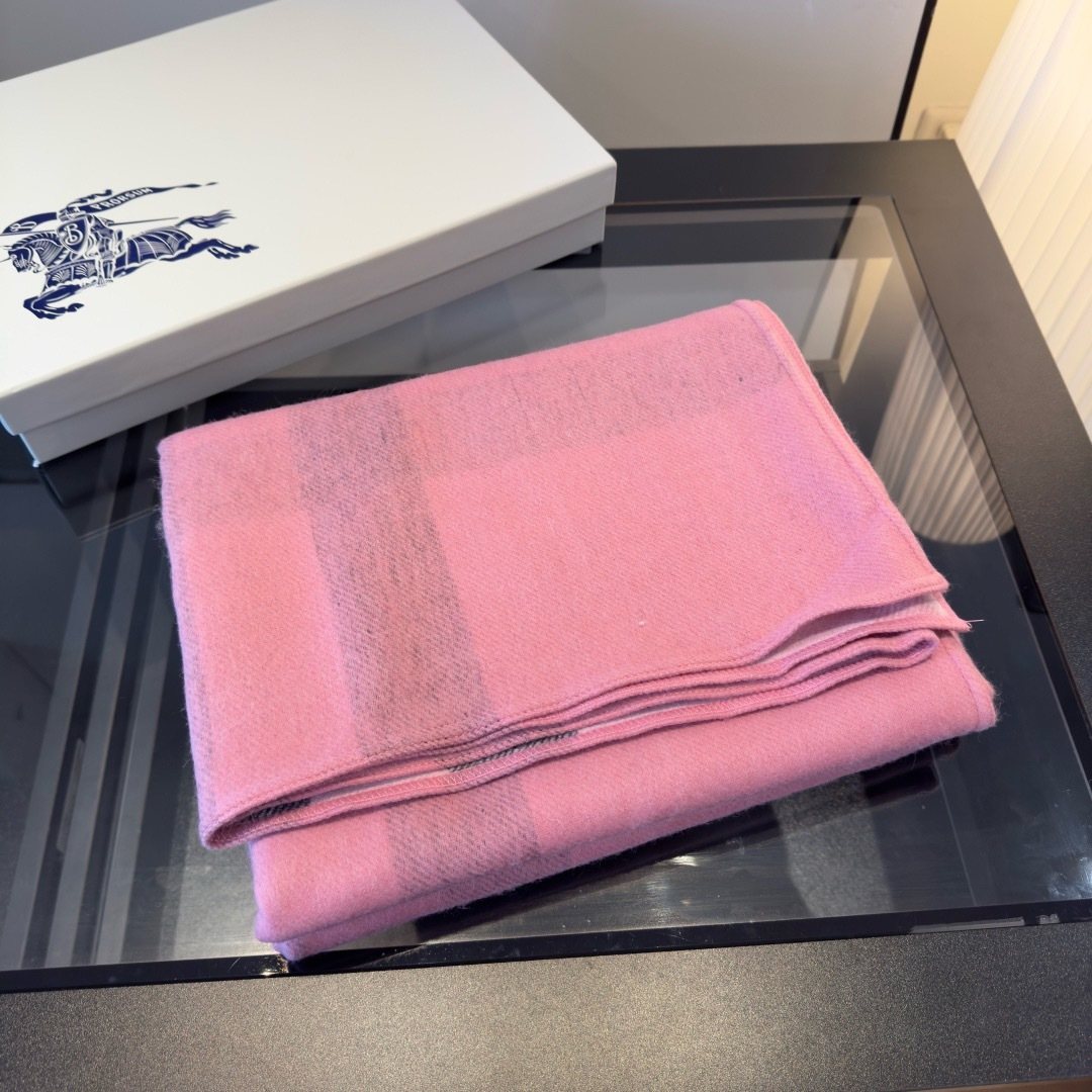 Burberry Reversible Plaid Cape Shawl — side