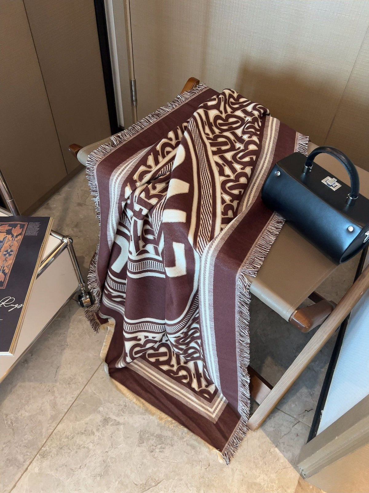 Burberry Graphic Square Scarf — front