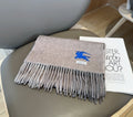 Burberry Reversible Plaid Fringed Scarf — hero