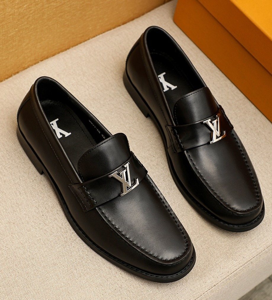 Louis Vuitton Black Hardware Loafers — hero