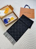 Louis Vuitton Reversible Monogram Fringed Scarf — hero