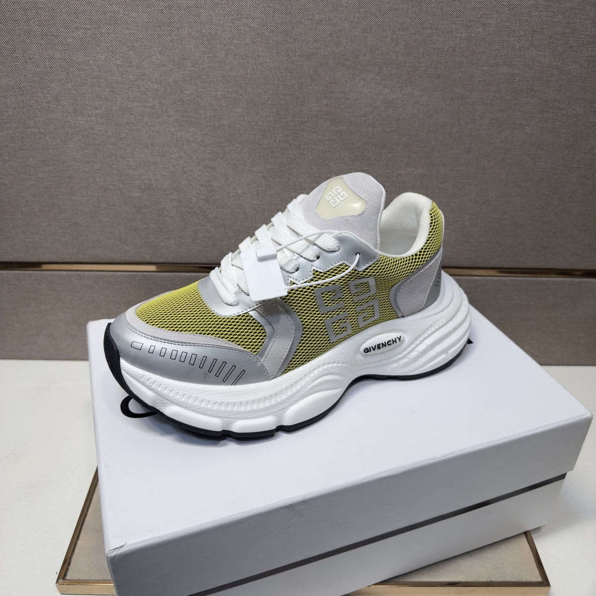 Givenchy Paneled Low-Top Sneakers — front