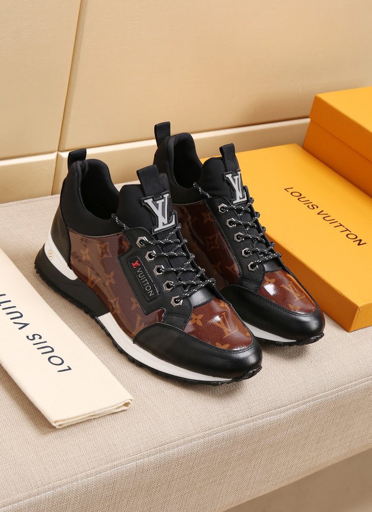 Louis Vuitton Monogram High-Top Sneakers — front
