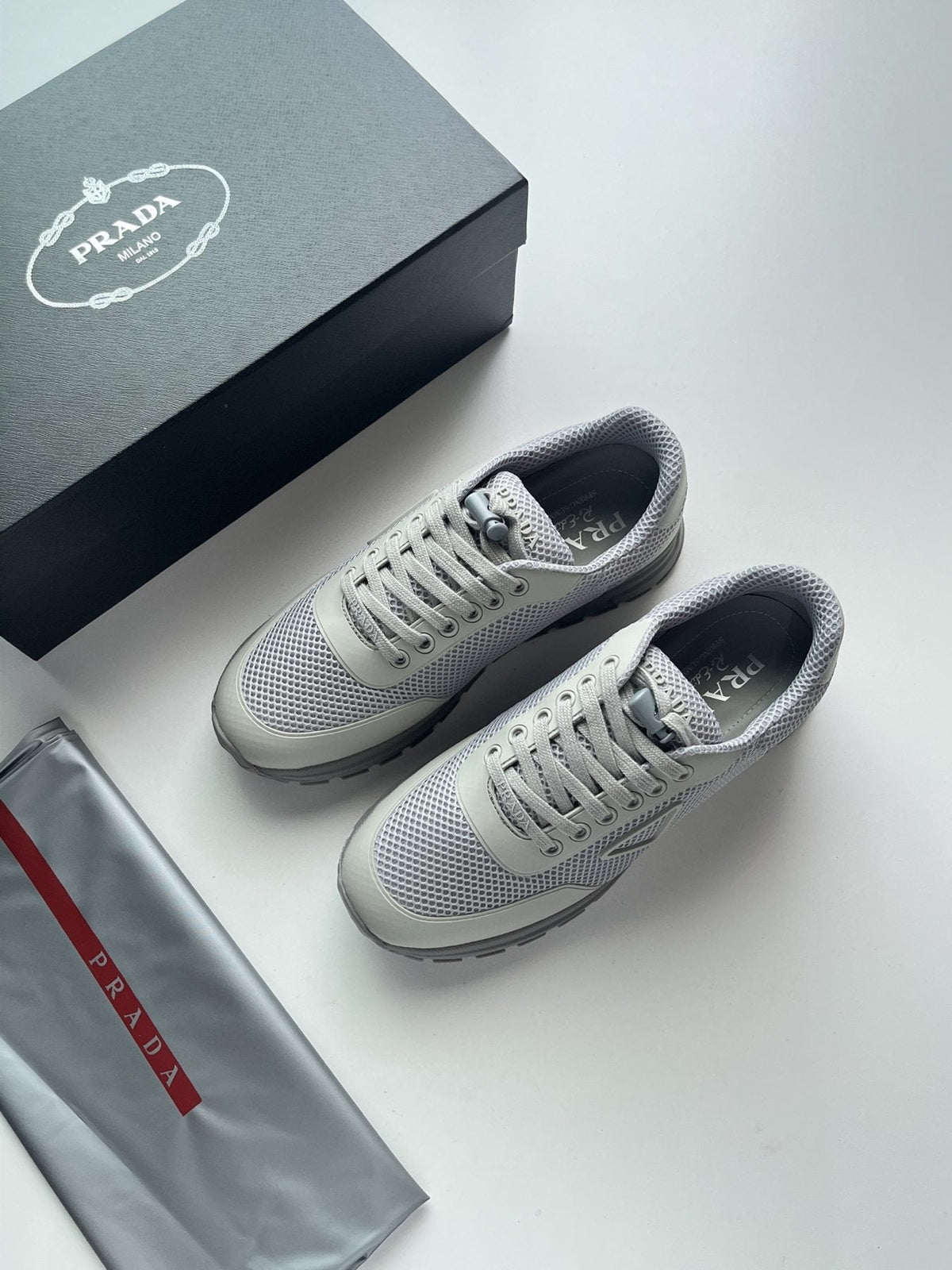 Prada Prax Mesh Sneakers — front