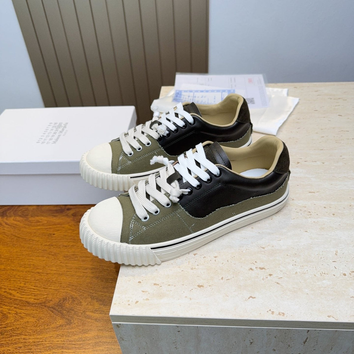 Maison Margiela Panel Low-Top Sneakers — front
