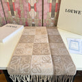 Loewe Fringed Patterned Scarf — hero