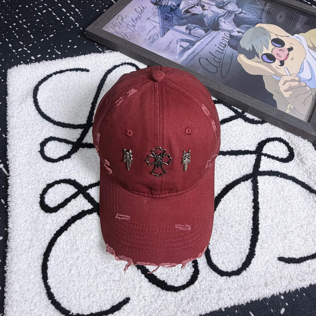 CHROME HEARTS Vintage Cross Baseball Cap