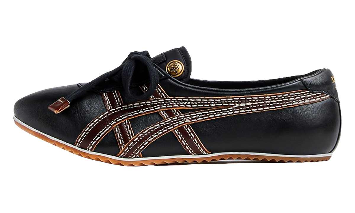 Onitsuka Tiger Tai Chi Sakura Nappa Versace Women's Sneakers - Black Brown